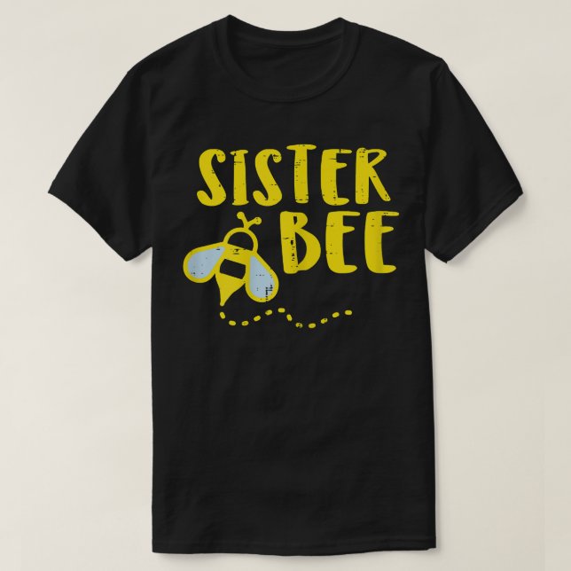 Syster Bee Cute Family Matching Syrran Girls Women T Shirt (Design framsida)