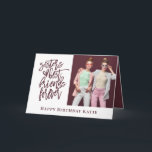 Syster Best Friend Forever Photo burgundy-födelsed Kort<br><div class="desc">Syster Best Friends Forever Photo Burgundy text Birthday Särskilt för din syster på hennes födelsedag. Lägg enkelt till ditt eget favoritfoto av dig båda och anpassa hälsning vid grund och inuti.</div>