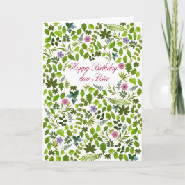 Syster Birthday Scattered Löv Card Kort