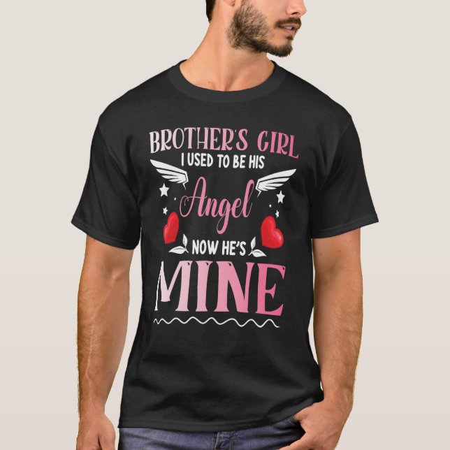 Syster Brothers Girl jag brukade vara hans ängel n T Shirt (Framsida)