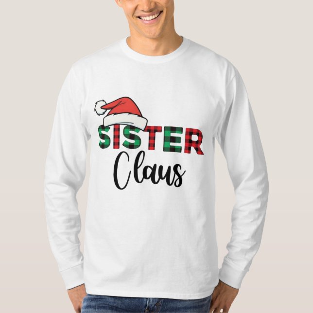 Syster Clause Manar Basic Långärmad T-shirt (Framsida)
