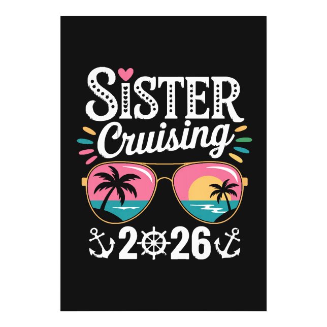 Syster Cruising 2026 Fototryck (Framsidan)