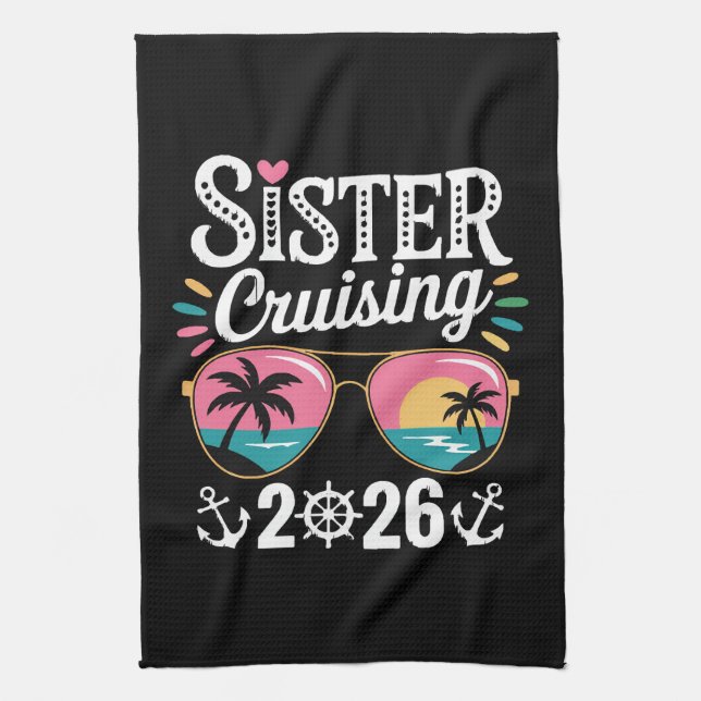 Syster Cruising 2026 Kökshandduk (Vertikal)