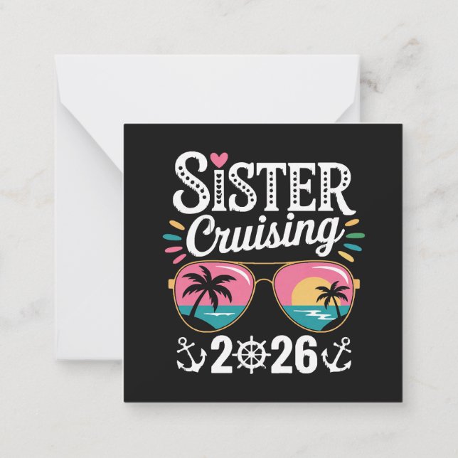 Syster Curising 2026 Anteckningskort (Baksida)