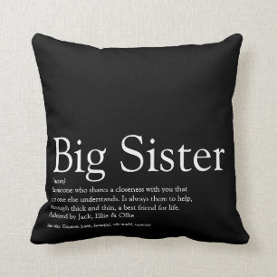 Syster Definition Modern Black and White Kudde