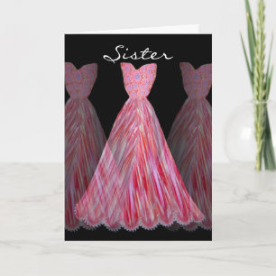 SYSTER - den RÖDA maid of honor FLAMMAR klänningar Inbjudan