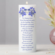 Syster Gift, Elegant Flowers & Dikt