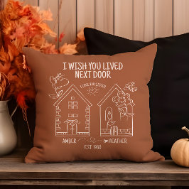 Syster Gift, jag önskar att du levde nästa dörrfot Kudde