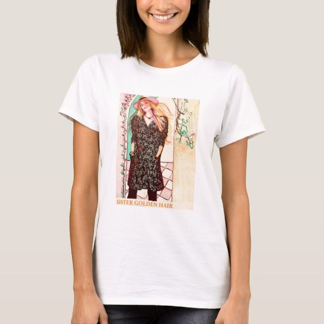 Syster Golden Hair T Shirt (Framsida)