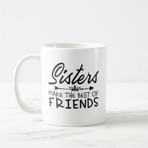 Syster gör de bästa vänner kaffemugg