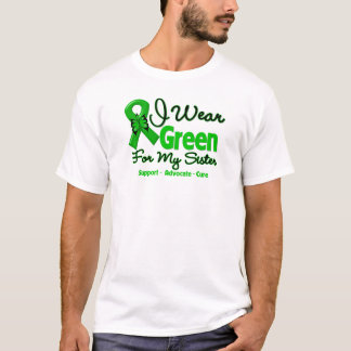 Syster - grönt medvetenhetband tee shirt