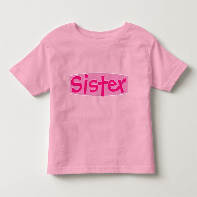 Syster i Pinks T Shirt (Framsida)