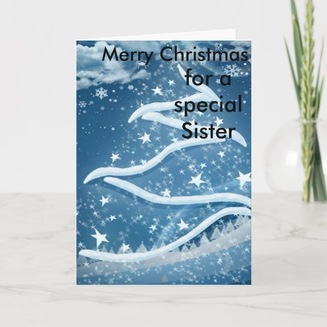 Syster-julkort Helgkort (Framsida)