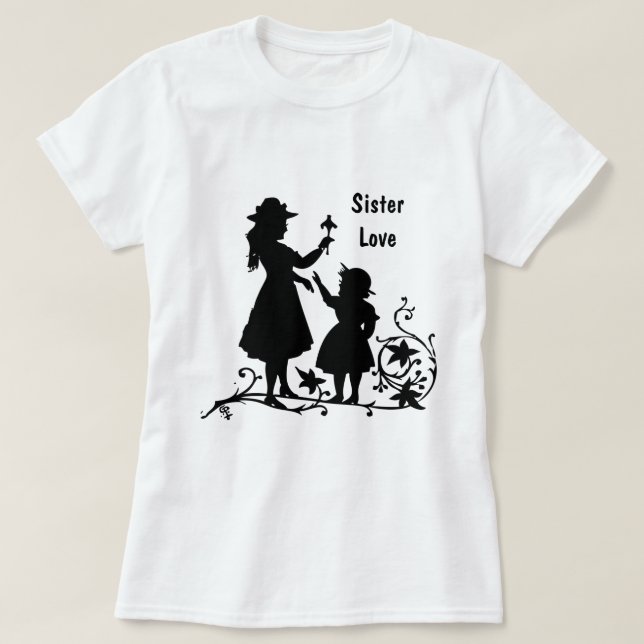 Syster Kärlek * Sisters Day T Shirt (Design framsida)