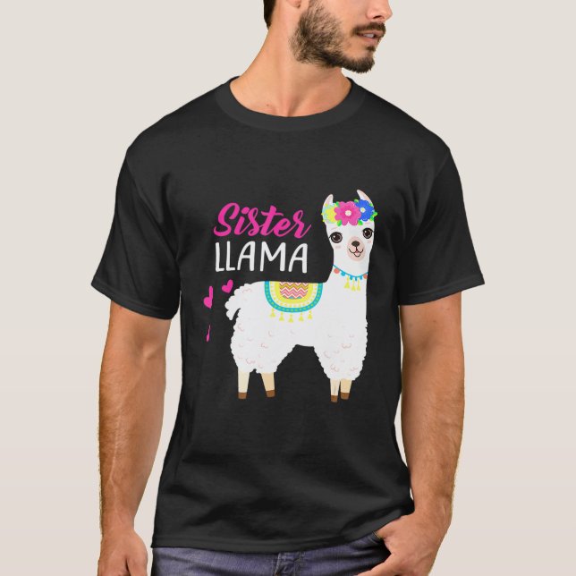 Syster Lama för Kvinnor T Shirt (Framsida)