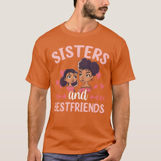 Syster och bästa vänner Vänskapen Syster Friend T Shirt (Framsida)
