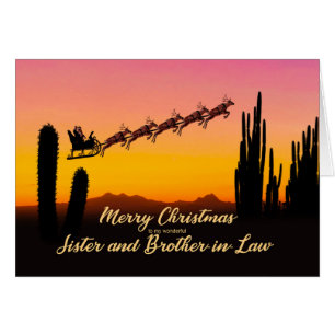 Syster och broder i Jultomtendevet Hälsningskort