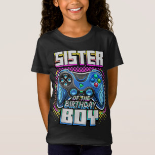 Syster på Birthday Boy Matching Family Video G T Shirt