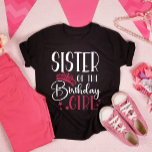 Syster på Birthday Girl Anpassningsbar Squad Match T Shirt<br><div class="desc">Tittar du en födelsedagskjorta som gör party färdigt? Titta bara på våra matchande besättningsskjortor! Dessa snyggtar är perfekter för alla födelsedagsfester. Våra matchande skjortor är en underbar gåva till dina vänner och familj och kan användas tillsammans som en grupp eller grupperas som en gruppgaranti. Med så många designers att välja...</div>