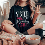 Syster på Birthday Girl Anpassningsbar Squad Match T Shirt<br><div class="desc">Tittar du en födelsedagskjorta som gör party färdigt? Titta bara på våra matchande besättningsskjortor! Dessa snyggtar är perfekter för alla födelsedagsfester. Våra matchande skjortor är en underbar gåva till dina vänner och familj och kan användas tillsammans som en grupp eller grupperas som en gruppgaranti. Med så många designers att välja...</div>