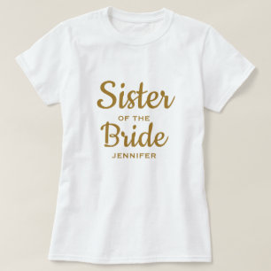 Syster på Bride Anpassningsbar T-Shirt