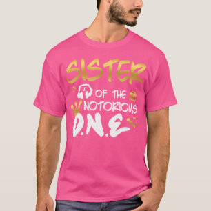 Syster på den ökända Old school 1:a Hip hop T Shirt