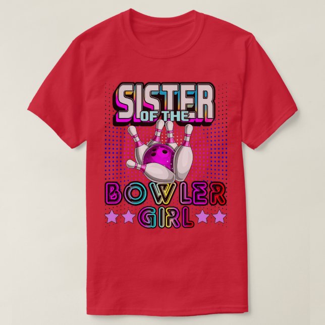 Syster på det Bowlareare familjejordbruket för mat T Shirt (Design framsida)