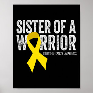 Syster på en krigare medvetenhet om cancer hos bar poster
