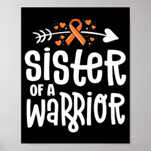Syster på en Orange av cancer i leukemi Poster