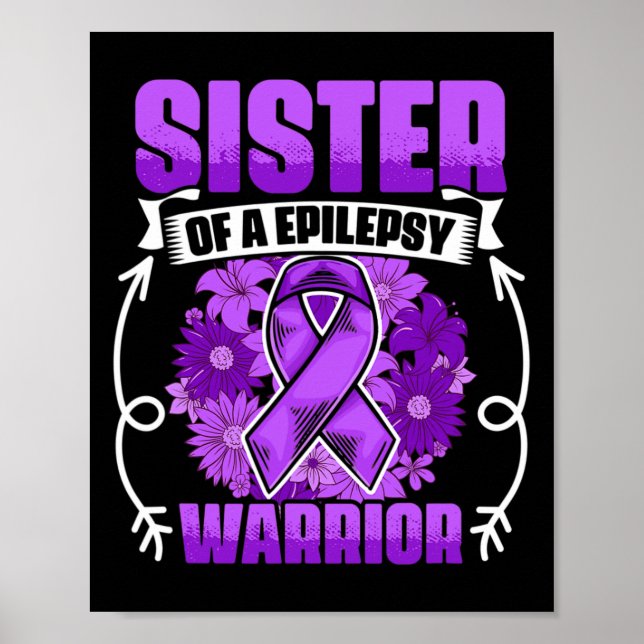Syster på epilepsianfall Överlevandeepilepsi Medve Poster (Framsidan)