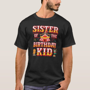 Syster på födelsedag Kid Ringmaster Sister Mothe T Shirt