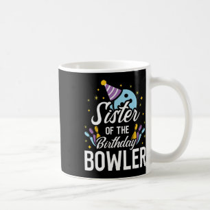Syster på födelsedagen Bowlareare Bowling Party Ma Kaffemugg