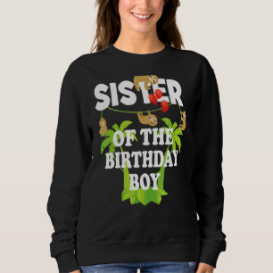 Syster på födelsedagspojken Sloth Kid B Day Party T Shirt