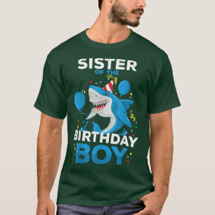 Syster på födelsedagstorgsgubbens tematema Match T Shirt