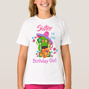 Syster på första födelsedagsfiesta Mexiko Party T Shirt