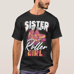 Syster på rullgardinsrullens ryggavtryck t shirt
