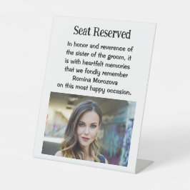 Syster på skyltsignalen för Groom Bröllop i