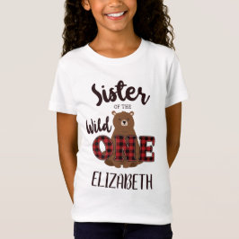 Syster på Vilden Födelsedagsfesten Pet Bear T Shirt