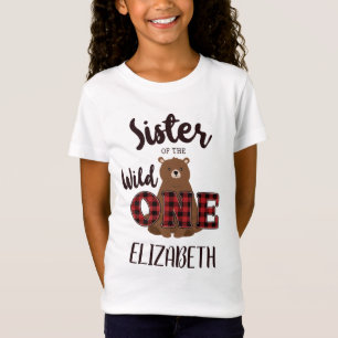 Syster på Vilden Födelsedagsfesten Pet Bear T Shirt