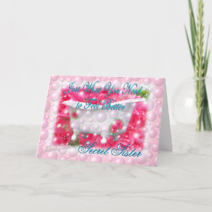 Syster-skräddarsy, vad du behöver hemlighet kort