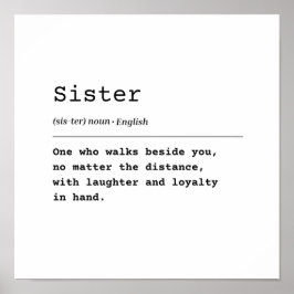 Syster - Skratt och lojalitet Poster