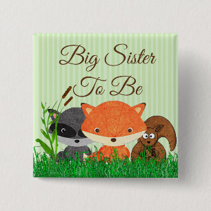 Syster som ska vara Woodland CreatForest Animals P Knapp
