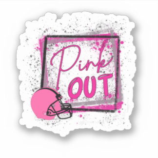 Syster Support Squad Messy Bun Rosa Warrior Breast Klistermärken