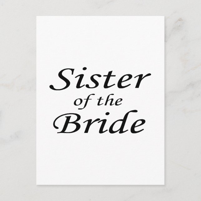 syster till Bride Vykort (Framsida)