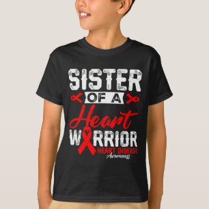 Syster till en hjälte Hjärtkrigarrörelsen Rött ban T Shirt