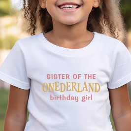 Syster till födelsedagsflickan Alice i Underlandet T Shirt