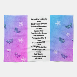 Syster uppringda kökshandduk