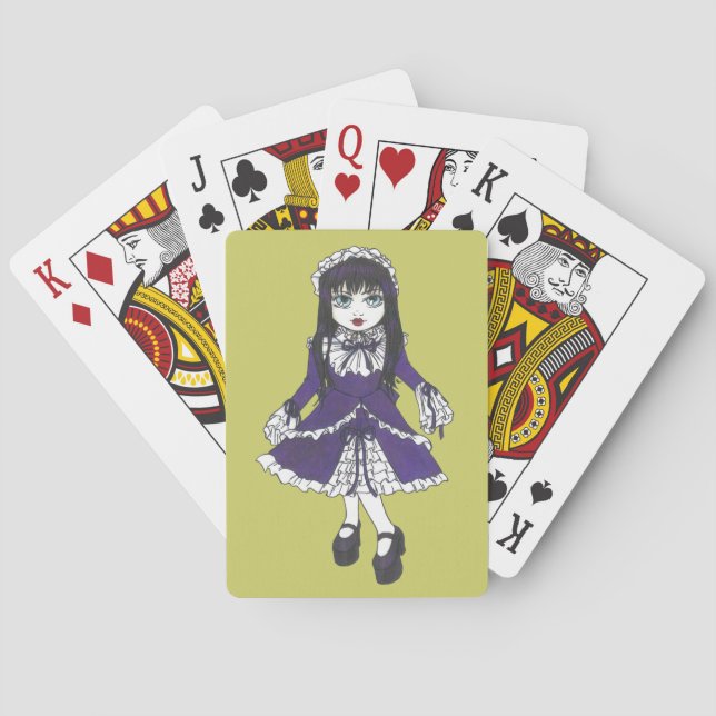 Syster Violet spelkort (Baksidan)