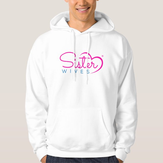 Syster Wives® Logotyp Pullover Hoodie (Framsida)