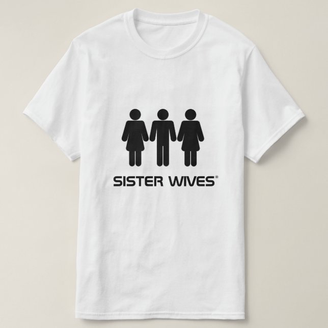 Syster Wives® - Polygamy T-Shirt (Design framsida)
